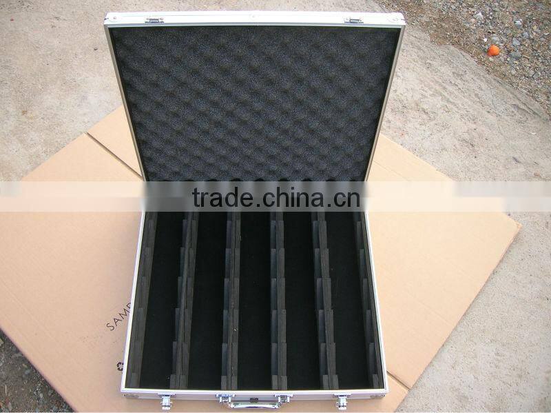 carrying quartz stone sample show case,sample display carry case with handle and locks
