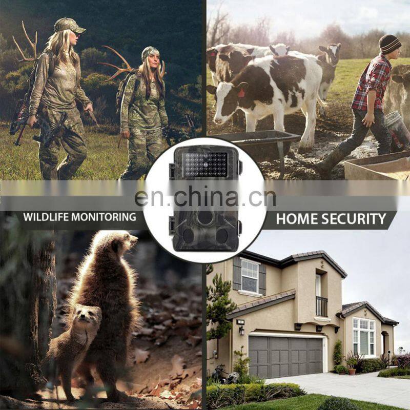 Outdoor Digital Waterproof Infrared 3 PIR 120 Degree Detection hunting thermo vision trail camera 24mp HC-802A