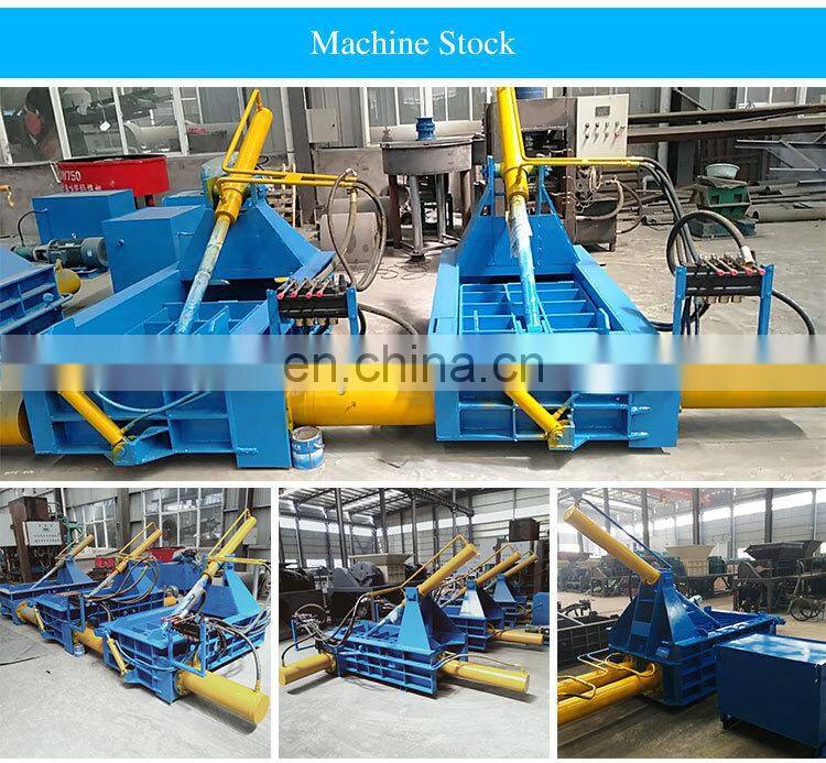 High Capacity Cans Compressing Machinery Scrap Iron Aluminum Metal Baler