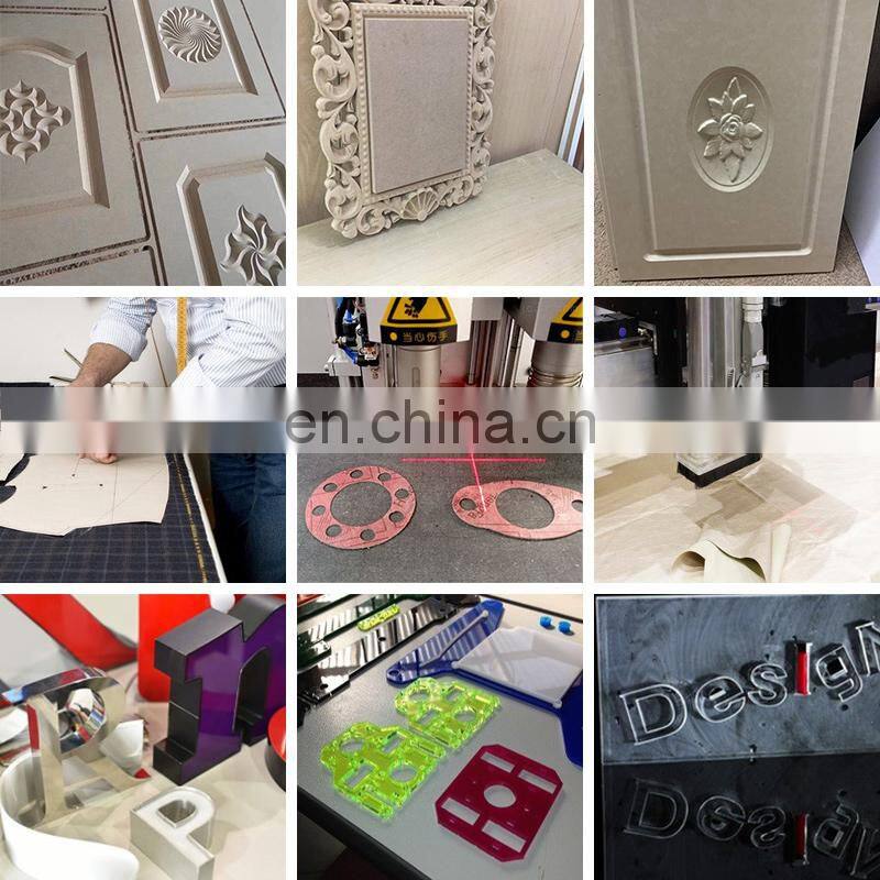 Leeder CNC 1325 Oscillating Knife CNC Router Machine With CCD Camera