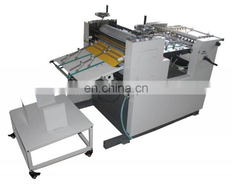 ZYWJ650 Automatic pu book cover carton Embossing Machine with Feeder, auto sheet feed kraft paper board embosser equipment