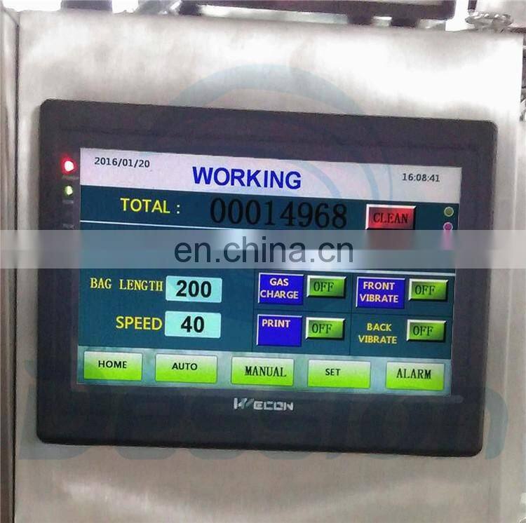 Semi-automatic chain bucket packing machine with map device vertical packing machine