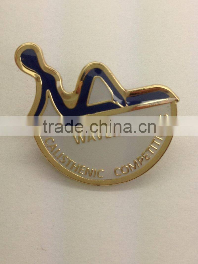 custom logo soft enamel lapel pins/custom medal badges