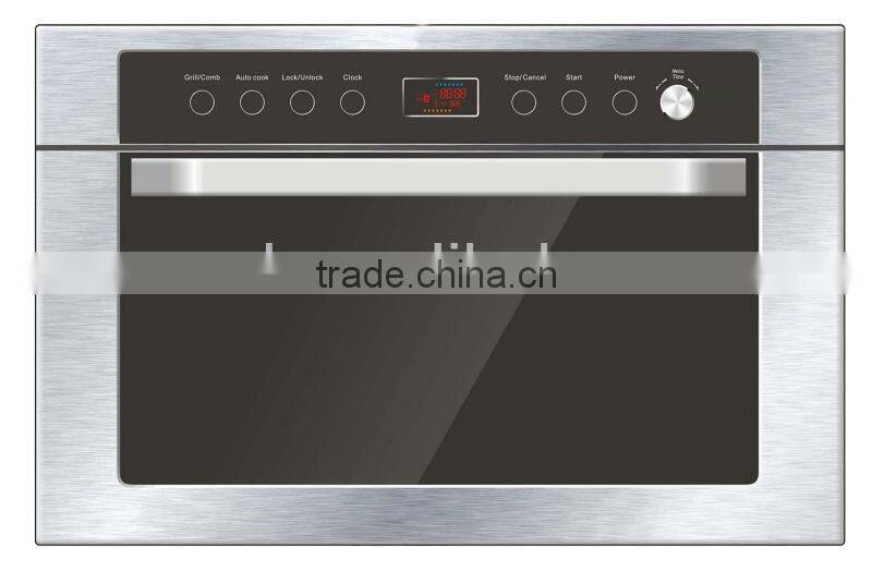 white/silver/black portable mechanical microwave oven