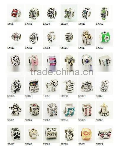 Factory sale hollow metal beads of jewelry findings beads