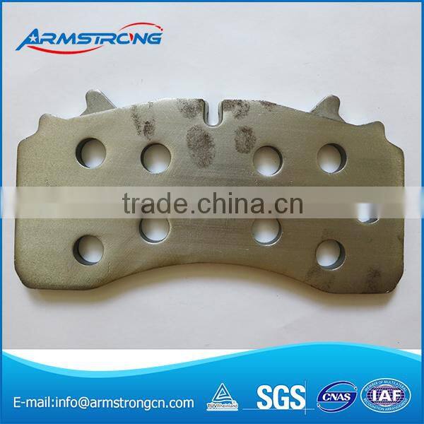 High Shear Strength High Conformity truck back plate of brake pad