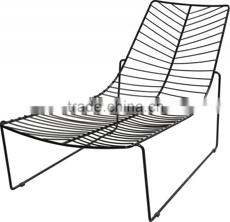 Summer outdoor furniture singel Alper leaf metal daybed