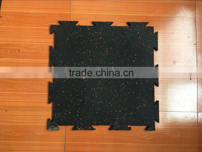 Qingdao factory produced 2016 style rubber material floor mat for gym