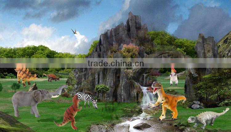 2015 Wild Animal Dinosaur Toys Vinyl 17'' Tyrannosaurus Toy For Hot Sell X033