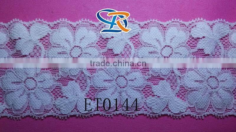 scallop wave side elastic lace trimming narrow small lace