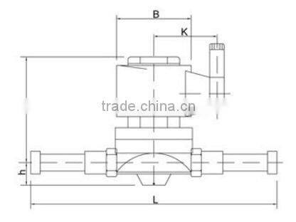 QYF Series ODF connection two way Solenoid Valve