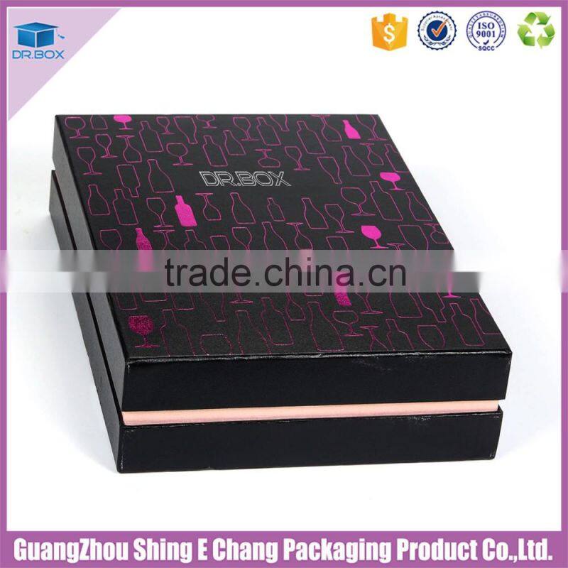 Low MOQ Experienced Custom luxury Design Rigid wine box