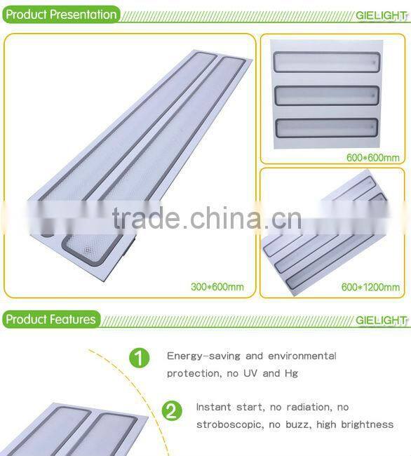 CE ROHS 600X600 30w integrated led grille light