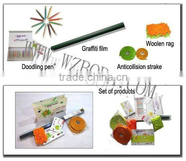 popular WHITE COLOR green blackboard wall sticker with best price