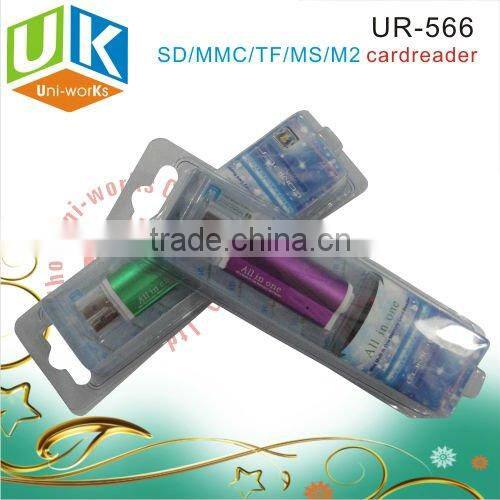 USB 2.0 all in one memory smart lighter card reader