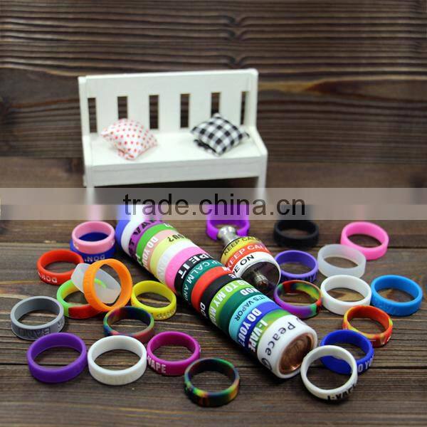 Stylish vapor bands silicone bands protect tank vape glam 22mm silicone rings vapor bands