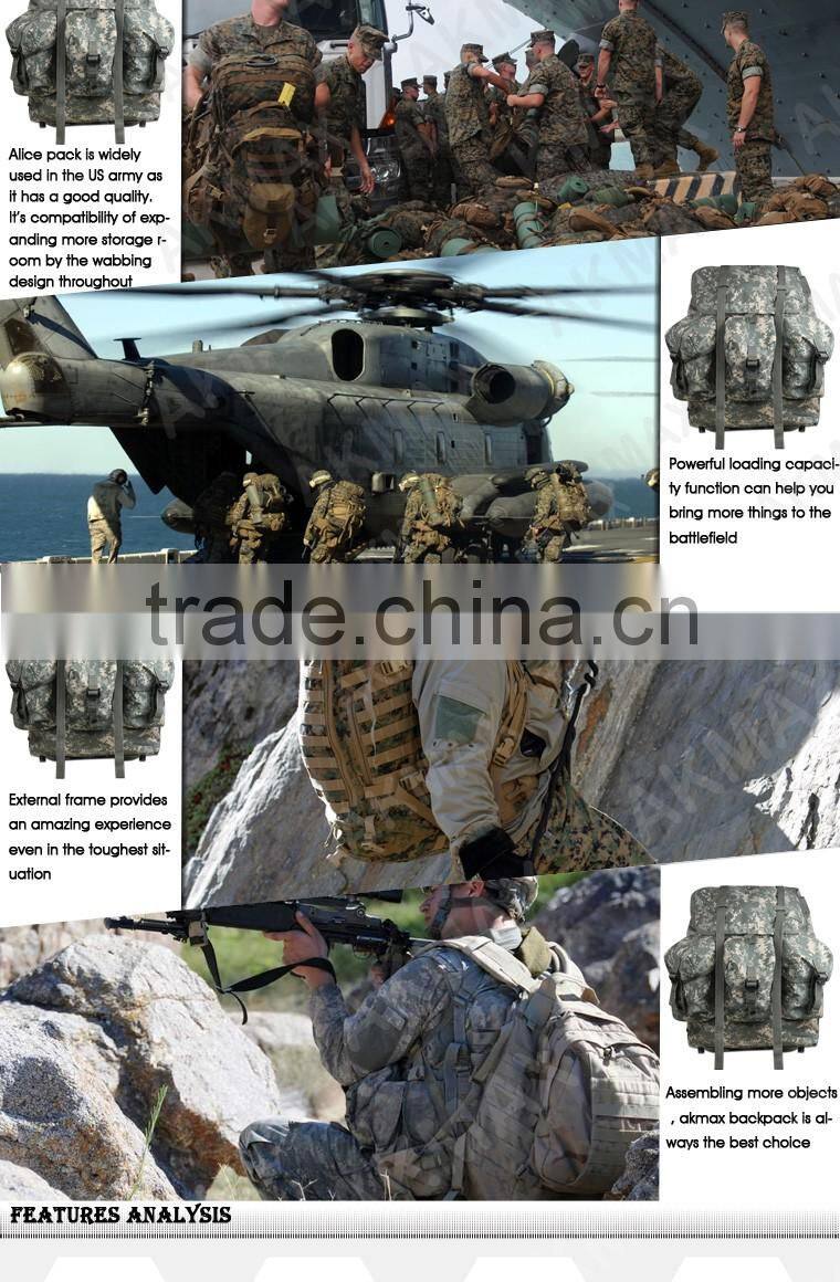 Multifunctional outdoor army backpack combat