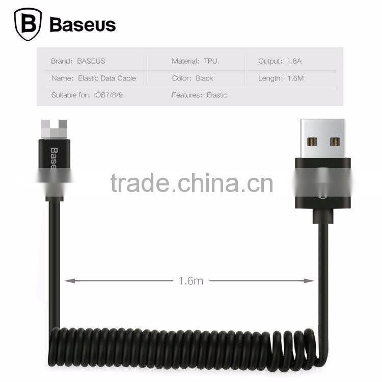 Baseus Elastic Series 1.6M Data Cable For iPhone SE 5 5S 1.8A High Speed USB Data Cable For iPhone 6 6S For iPad TB-0400