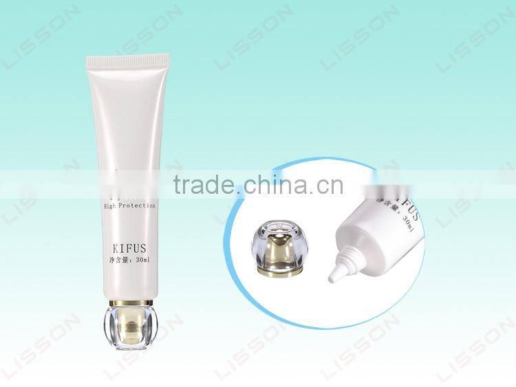 D19 10ml-25ml Hydra Radiance Skin-Protection Tube with Transparent Ball Cap