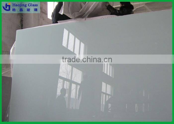 Shahe Haojing high quality red, black, extra white painted glass