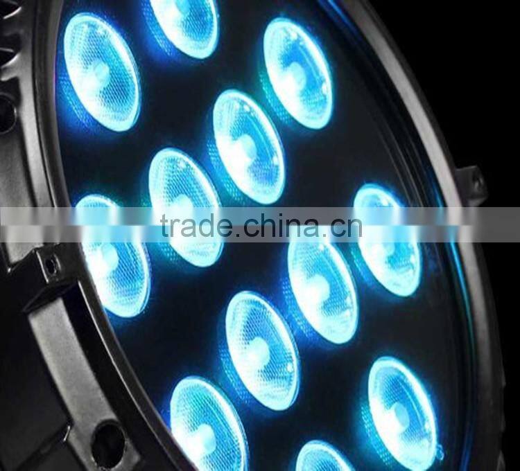 12x15w 5 in 1 Waterproof outdoor RGBWA LED Par Can DMX512 RGB Stage Disco DJ Lighting projector