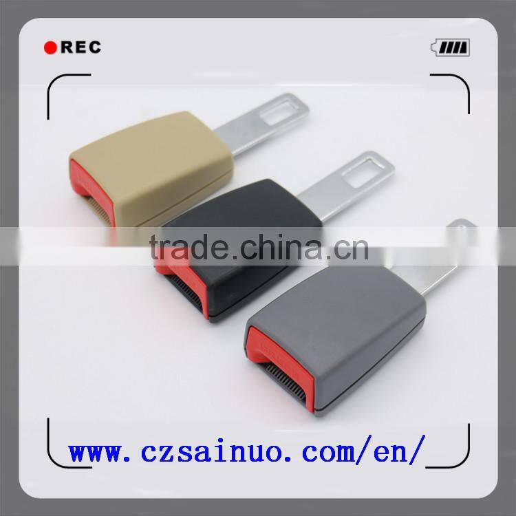 Hot selling plastic double buckle seat belt from china