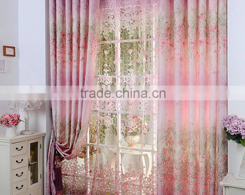 new style embroidered curtain from factory