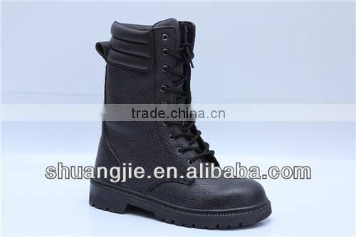 good selling in Russia Rubber sole buffalo leather safety boots safety shoe 9066