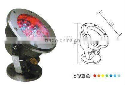 Stainless steel DMX led underwater fountain light