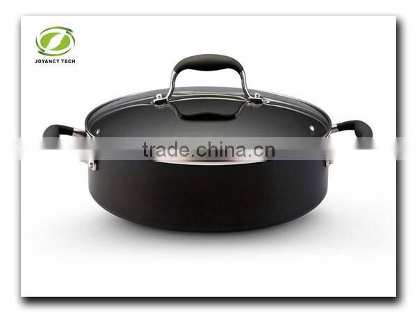 Aluminum Non-stick with lid large cooking pot stock pot