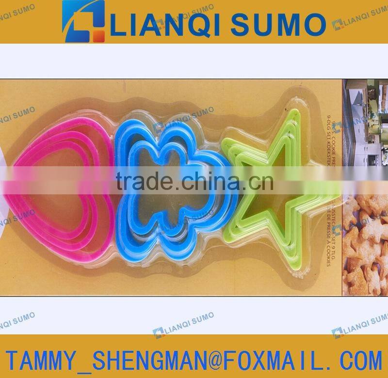 New products unique plastic cookie cutters / cake cutter mold / cookie tools