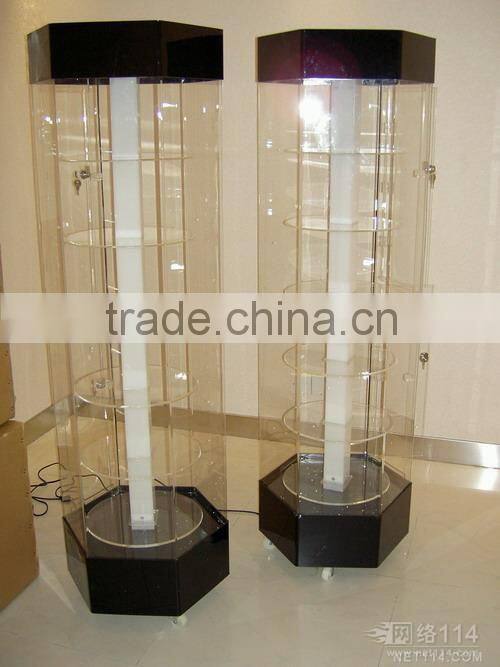 new fashion acrylic display counter for jewelry and makeup use in supermarket