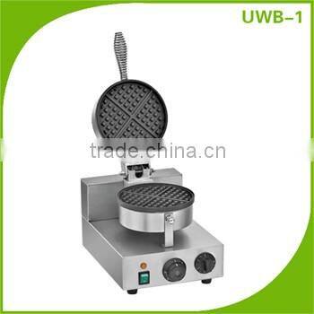 Commercial Restaurant Food Machinary Electric Waffle Maker/ Single Head Mesin Waffle UWB-1