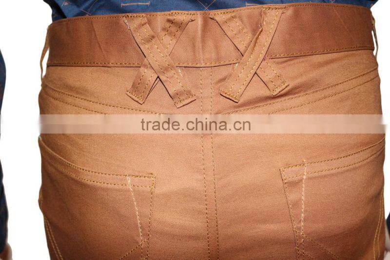 Cotton twill mens casual pants