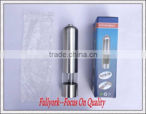 Electric Stainless Steel Salt Pepper Mill Grinder As Seen On TV Electronic Grinder