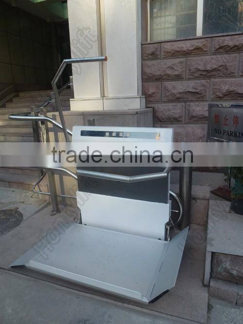 lifts for disabled/curverd wheelchair lift/disabled lift