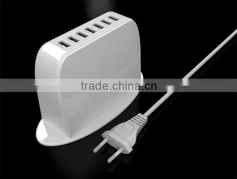 New Design 7 Port USB Charger for Mobile Phone and Tablets