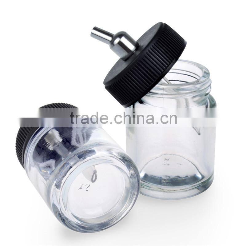 2pcs/lot Air Brush Glass Bottle Jar AS-41