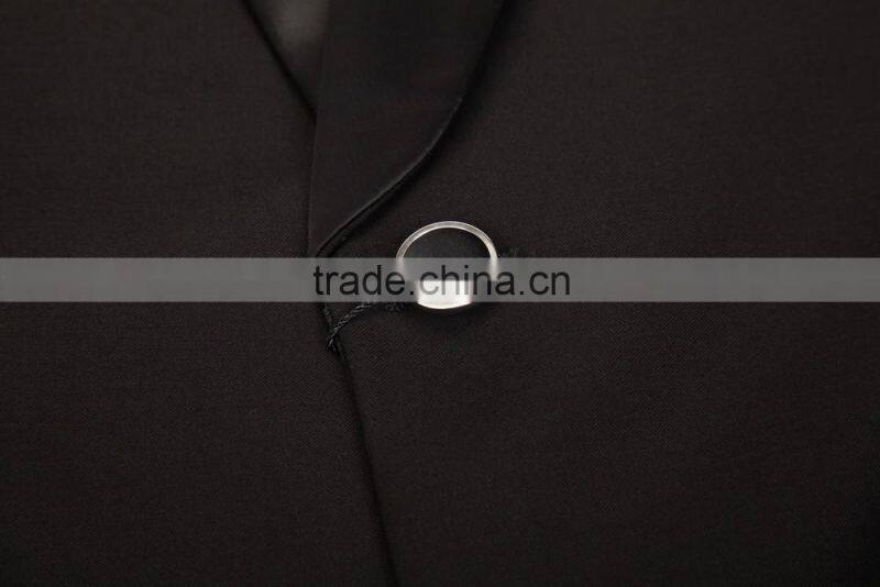 High Quality garments factory in china oem service Slim Fit gem black Evening Wedding Formal Party suits tuxedo mens
