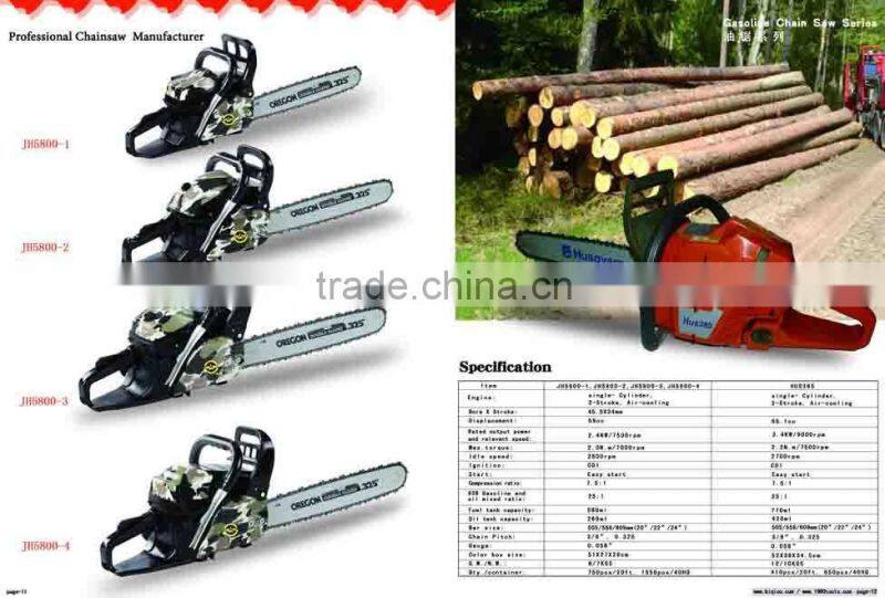new gasoline chainsaw 5200BS 52cc yd52 with easy starter