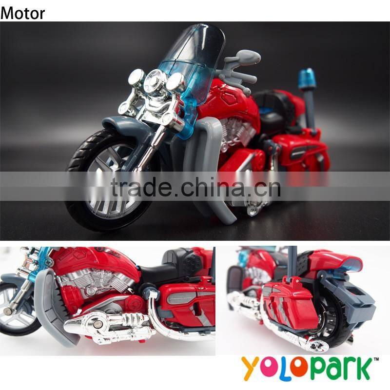 Newest high quality plastic transformable robot motor deformation robot and motor