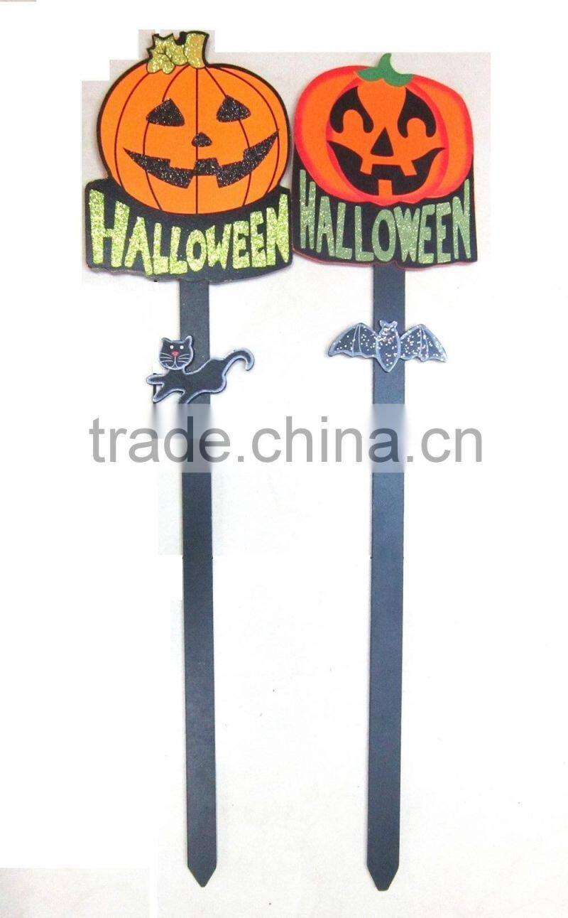 Wooden halloween garden decoration