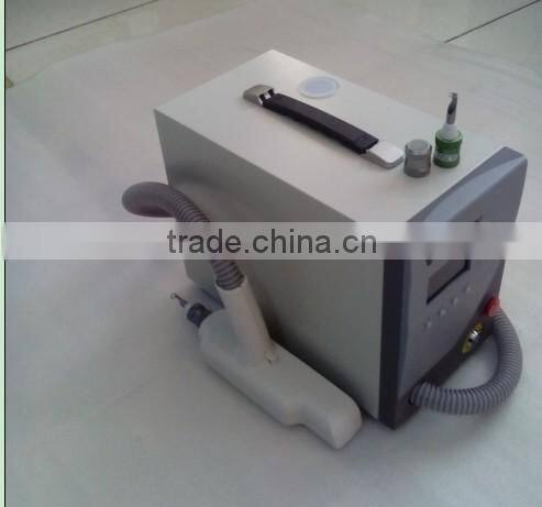 Laser nd yag 1064 hair removal skin whitening device with three heads