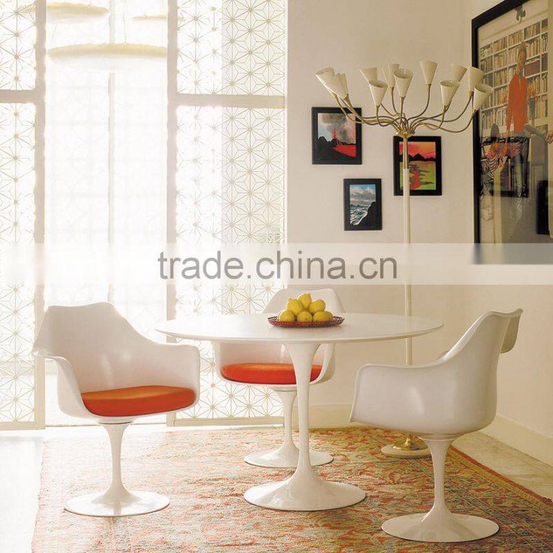 Round Coffee Table, Cafe Table, White Coffee Table CT-605F