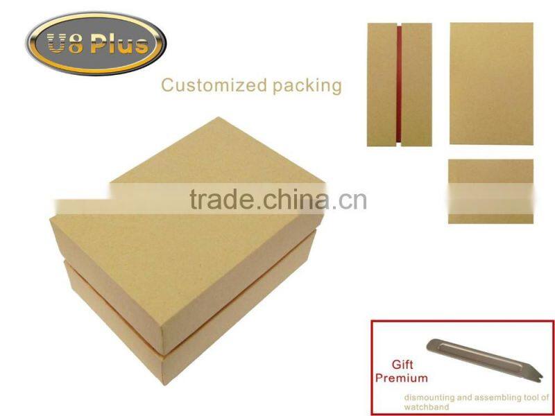 Wholesale touch screen cheap health care smart watch U8 OEM bluetooth for android and ios