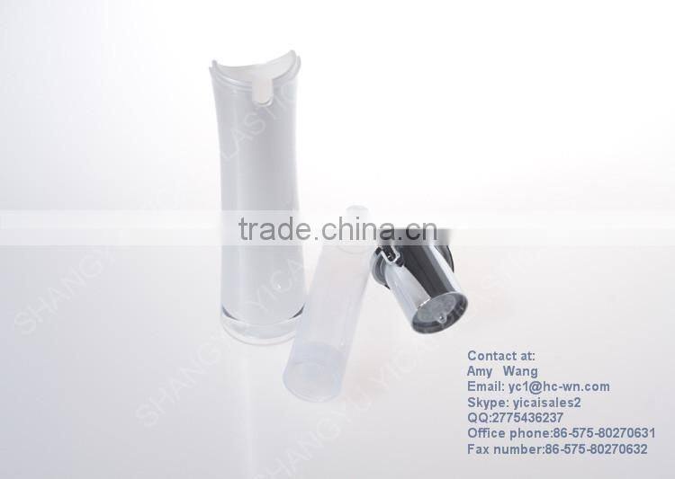 Plastics Airless Emulsion Bottle Acrylic Pressure Cosmetic Jar