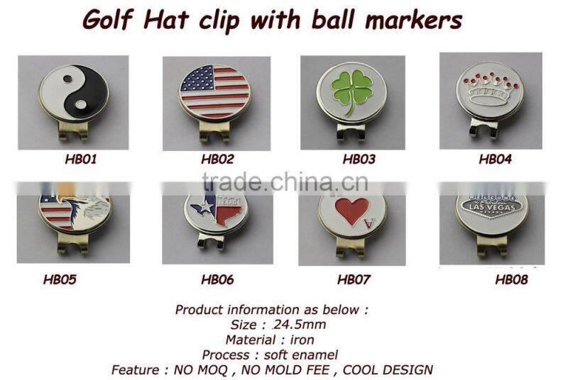 2015 latest golf gift set in soft enamel process