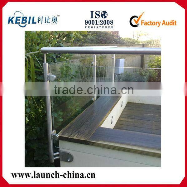 steel tube corner connectors for balcony / terrace deck railing baluster