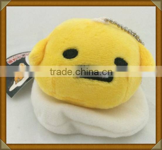 Hot sold promotional new fashion factory stuffed plush supper GL fish-shaped key chain toy
