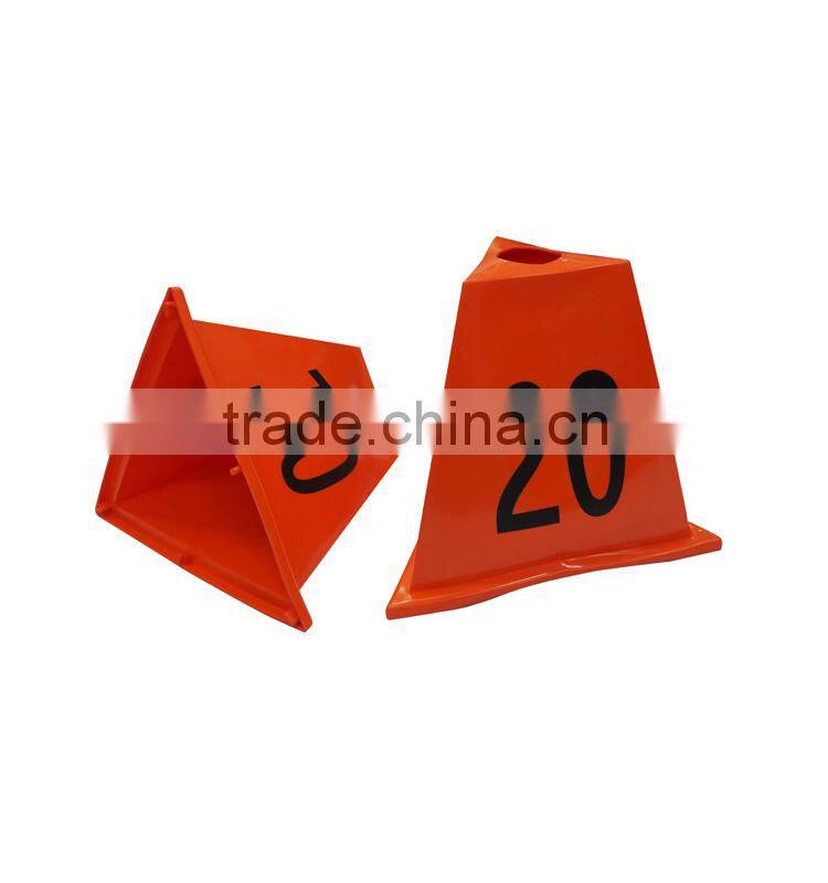Globally Popular Plastic Marker Cone With Number